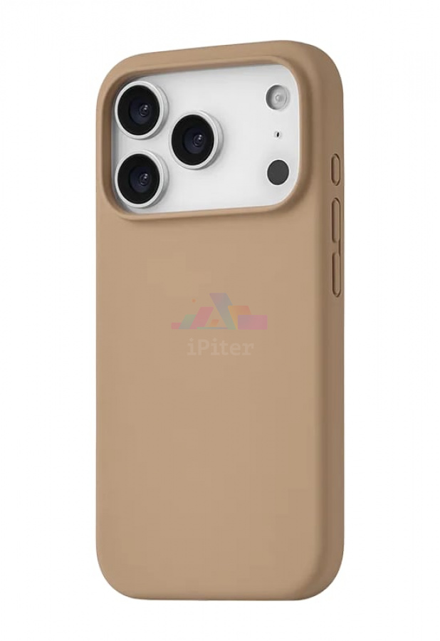 Фото Купить Чехол uBear Touch case with MagSafe для iPhone 17 Pro (Коричневый) по низкой цене в Санкт-Петербурге