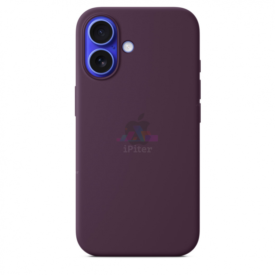 Фото Купить Чехол Apple Silicone Case with MagSafe для iPhone 16 (Plum) MYY43 по низкой цене в Санкт-Петербурге