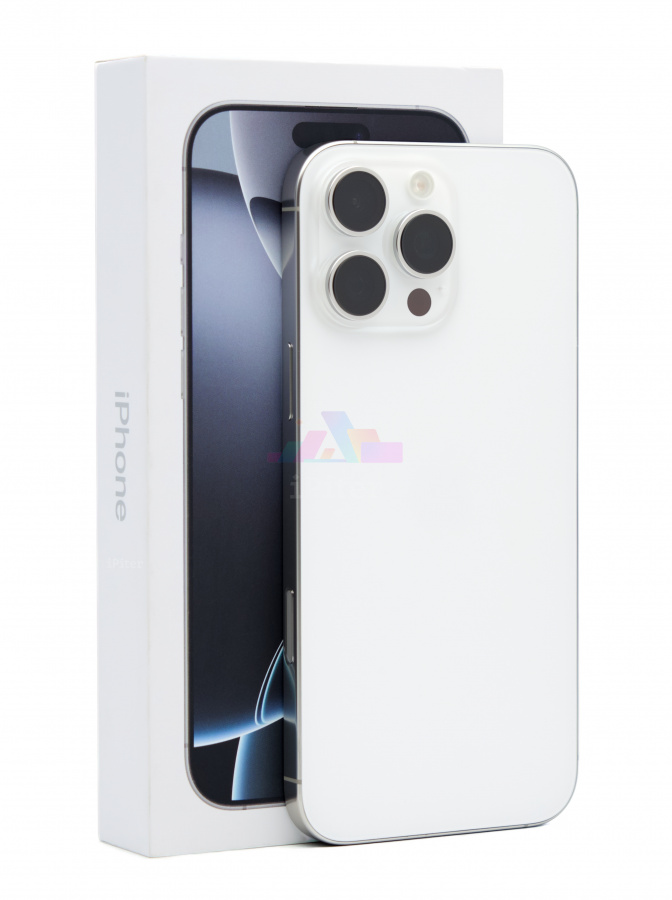 Фото Купить Apple iPhone 16 Pro Max 512Gb <br> White Titanium (Белый титан) eSim + eSim по низкой цене в Санкт-Петербурге