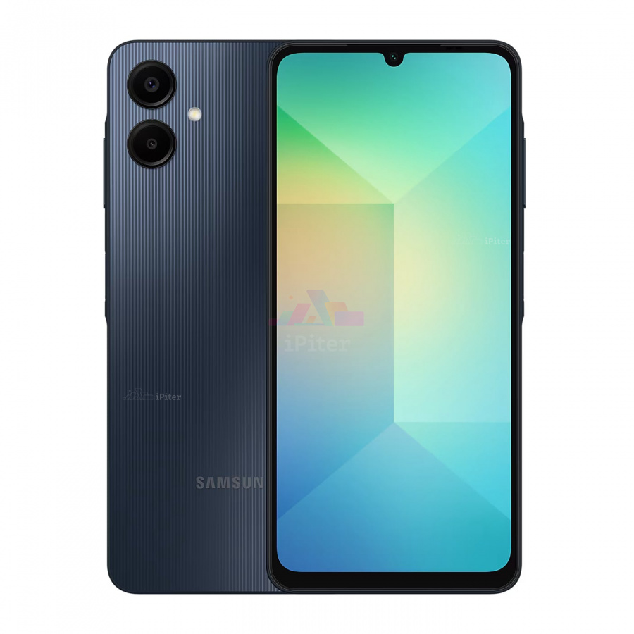 Фото Купить Смартфон Samsung Galaxy A06 4Gb/64Gb (Black) (Nano-Sim + Nano-Sim) по низкой цене в Санкт-Петербурге