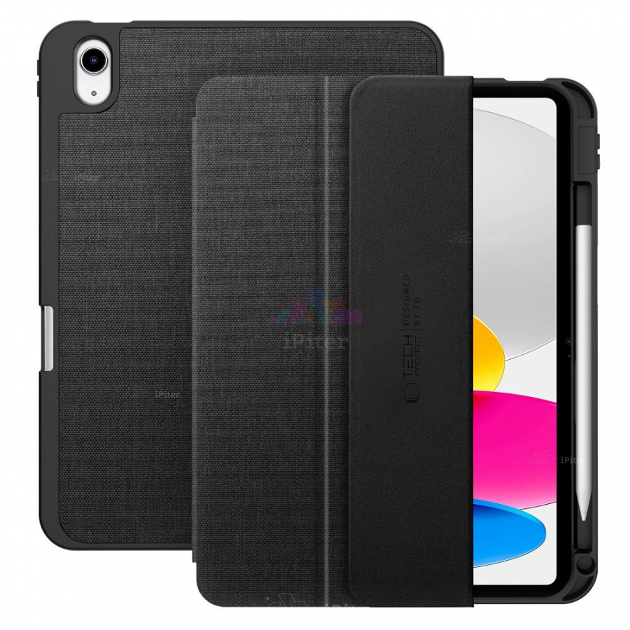 Фото Купить Чехол Tech-Protect SC PEN Canvas для iPad 10/11 (Чёрный) по низкой цене в Санкт-Петербурге