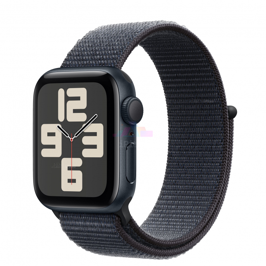 Фото Купить Apple Watch SE (2024) <br>40 мм Корпус из алюминия «Midnight» Спортивная петля «Ink» по низкой цене в Санкт-Петербурге
