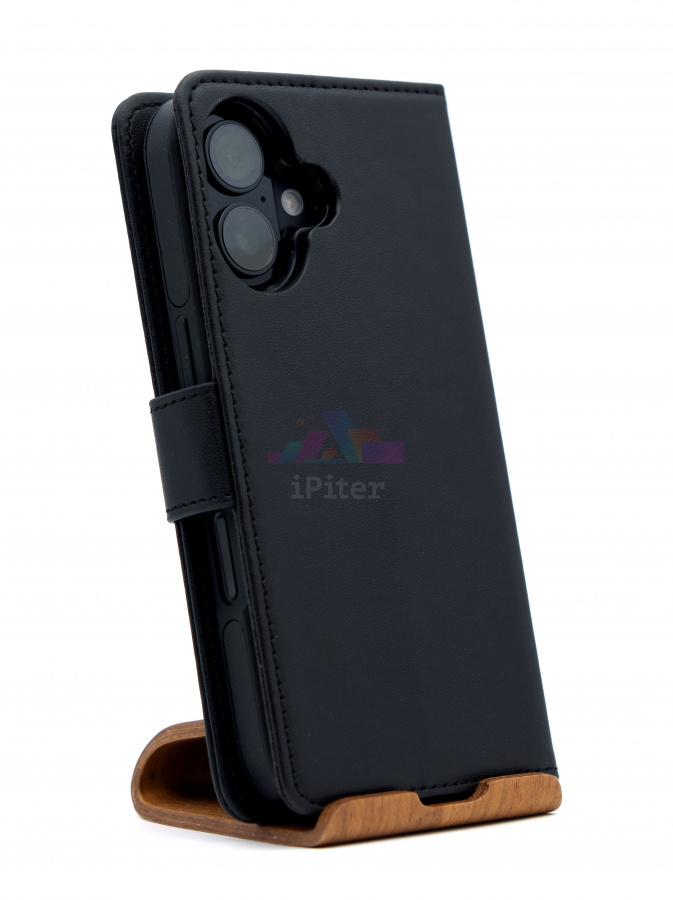 Фото Купить Чехол Tech-Protect Wallet MagSafe для iPhone 16 Чёрный по низкой цене в Санкт-Петербурге