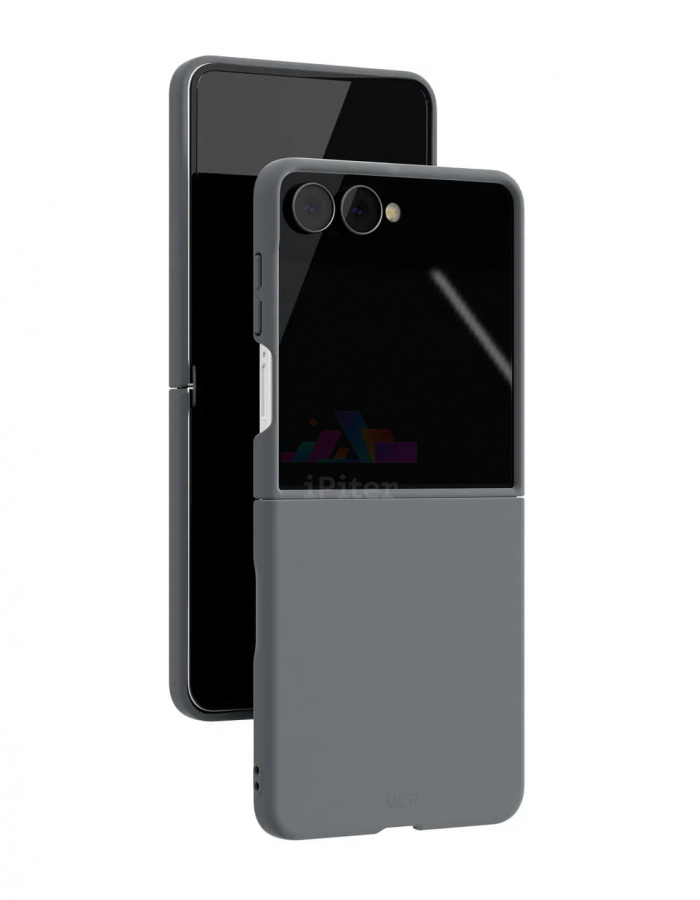 Фото Купить Чехол VLP Flex Case для Samsung Galaxy Z Flip 8 (Графитовый) по низкой цене в Санкт-Петербурге