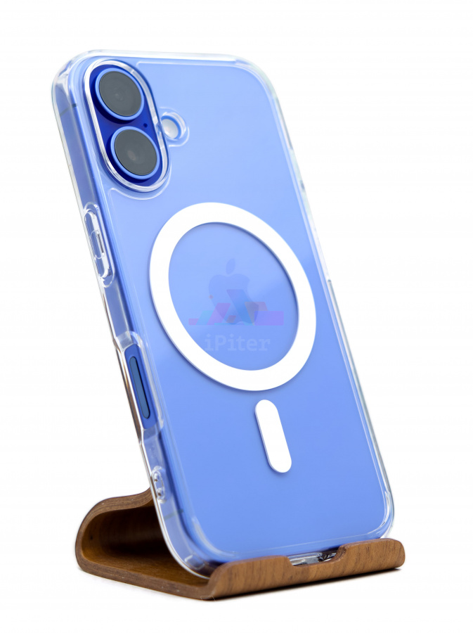 Фото Купить Чехол Spigen Ultra Hybrid with MagSafe для iPhone 16 Прозрачный по низкой цене в Санкт-Петербурге