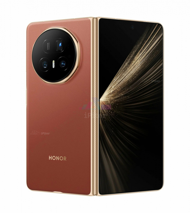 Фото Купить Смартфон Honor Magic V5 16Gb/512Gb (Brown) Nano-Sim + Nano-Sim по низкой цене в Санкт-Петербурге