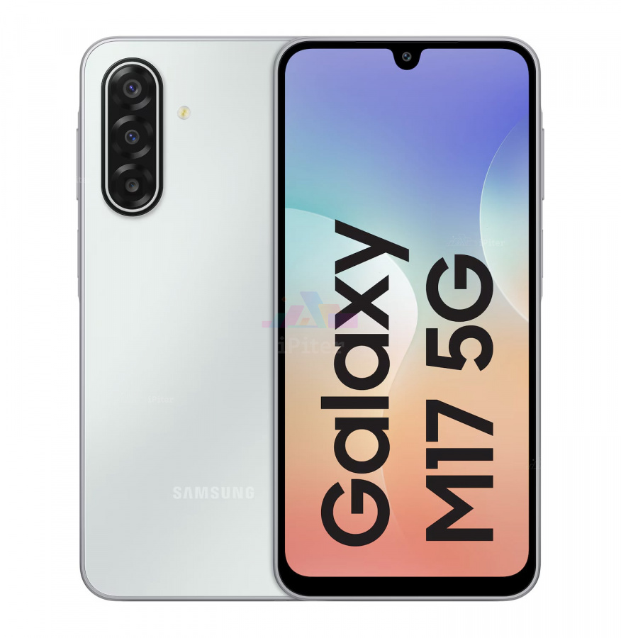 Фото Купить Смартфон Samsung Galaxy M17 4Gb/128Gb (Silver) SM-M176 (Nano-Sim + Nano-Sim) по низкой цене в Санкт-Петербурге