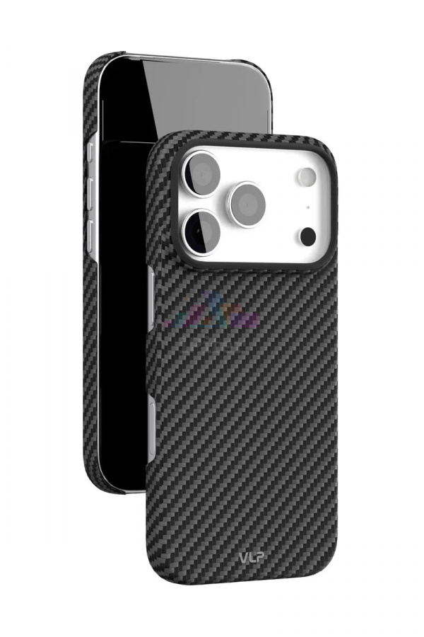 Фото Купить Чехол VLP Kevlar case with MagSafe для iPhone 17 Pro (Чёрный) по низкой цене в Санкт-Петербурге