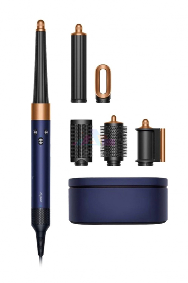 Фото Купить Стайлер Dyson Airwrap i.d. HS08 Prussian Blue/Rich Copper (6 насадок) по низкой цене в Санкт-Петербурге