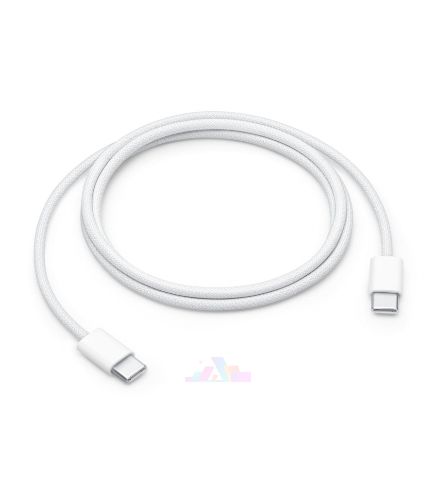 Фото Кабель Плетёный Apple USB-C to USB-C из комплекта AirPods Pro 2 / iPhone, Белый
