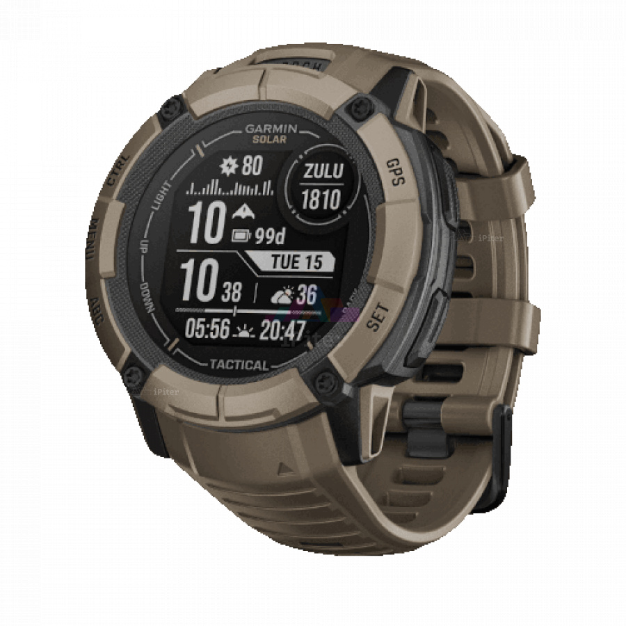 Фото Купить Умные часы Garmin Instinct 2x Solar Tactical Coyote (010-02805-02) по низкой цене в Санкт-Петербурге