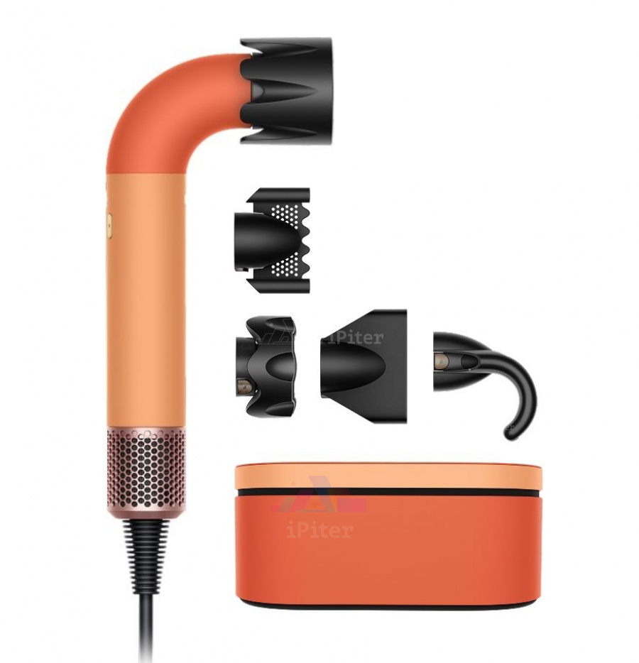 Фото Купить Фен Dyson Supersonic R Pro HD17 Ceramic Apricot/Topaz (5 насадок) по низкой цене в Санкт-Петербурге