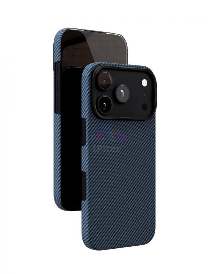 Фото Купить Чехол VLP Kevlar case with MagSafe для iPhone 18 Pro (Синий) по низкой цене в Санкт-Петербурге