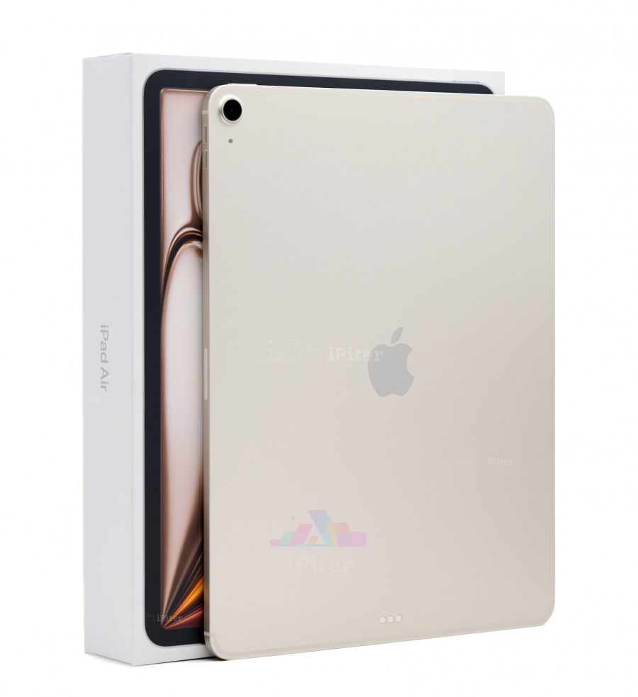 Фото Купить Apple iPad Air 7 (2025) 13 дюймов Wi-Fi + Cellular 1Tb Starlight (Сияющая звезда) по низкой цене в Санкт-Петербурге
