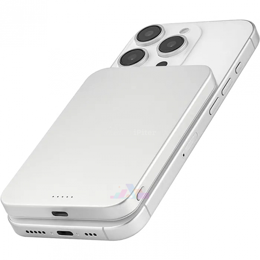 Фото Внешний аккумулятор uBear Slide MagSafe 5000 mAh (Белый), Белый