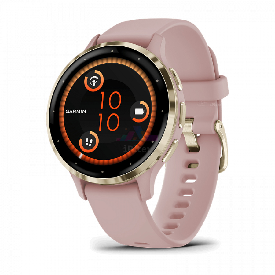 Фото Купить Умные часы Garmin Venu 3S розовые с золотистым безелем (010-02785-03) по низкой цене в Санкт-Петербурге