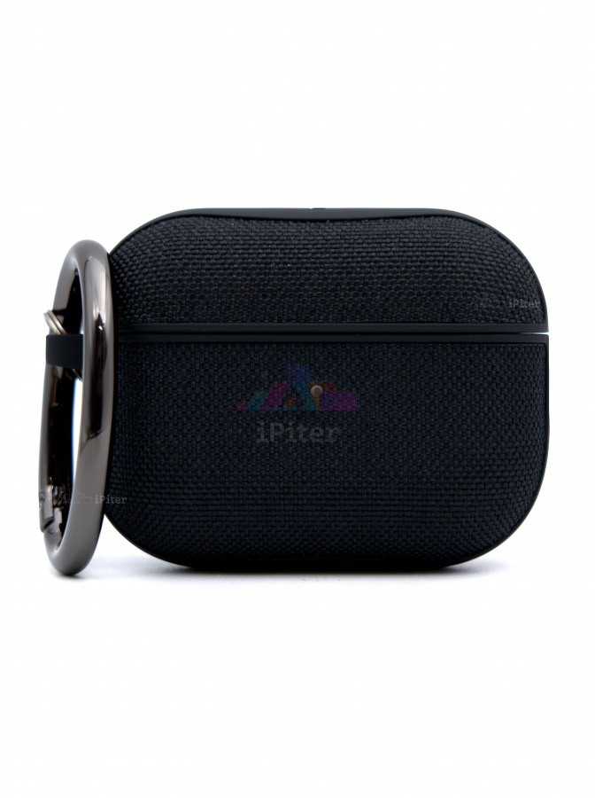 Фото Купить Чехол Spigen Urban Fit с карабином для AirPods Pro 2 (Чёрный) по низкой цене в Санкт-Петербурге