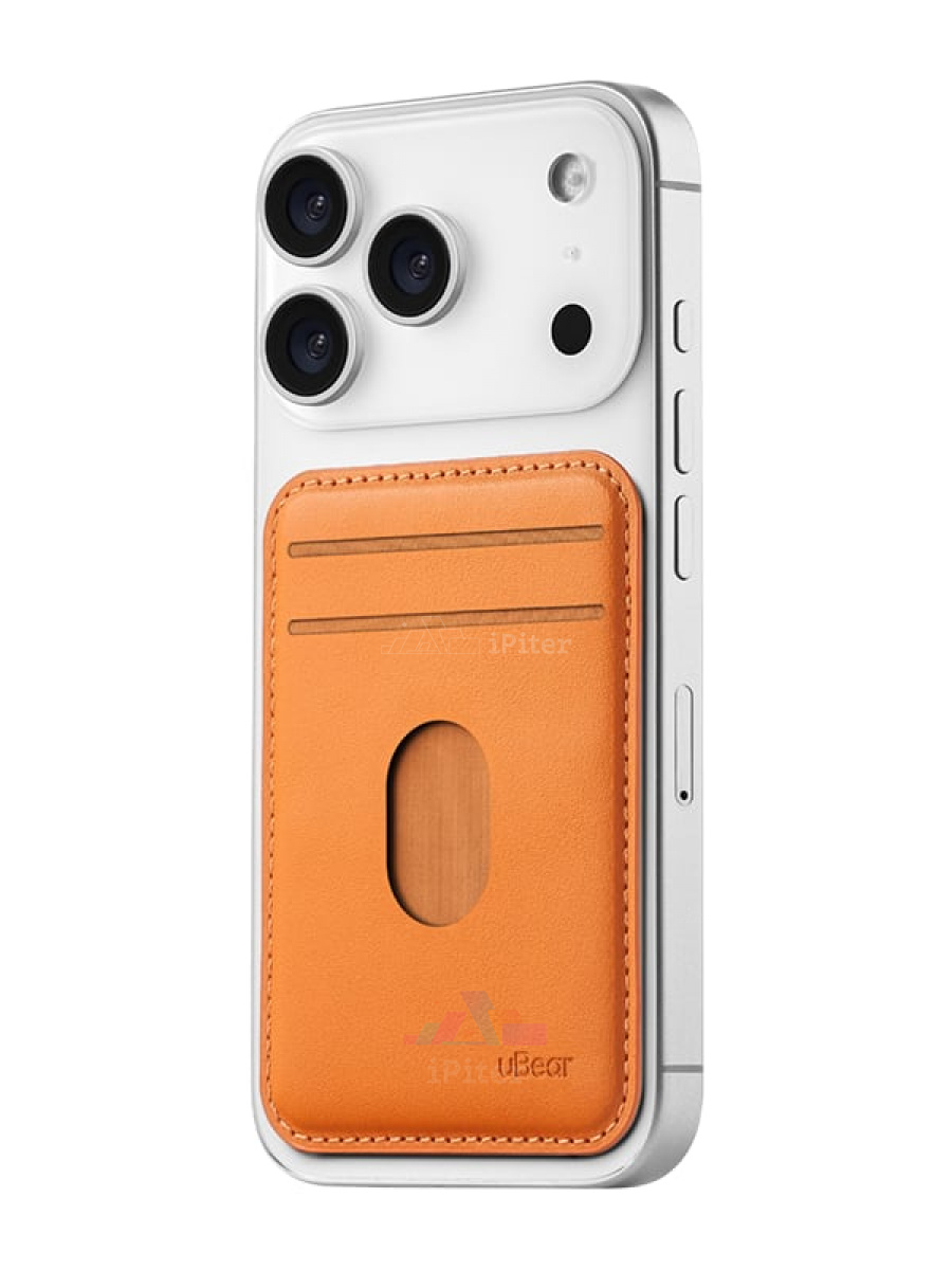 Фото Купить Кардхолдер uBear Split Geo with MagSafe (Оранжевый) по низкой цене в Санкт-Петербурге
