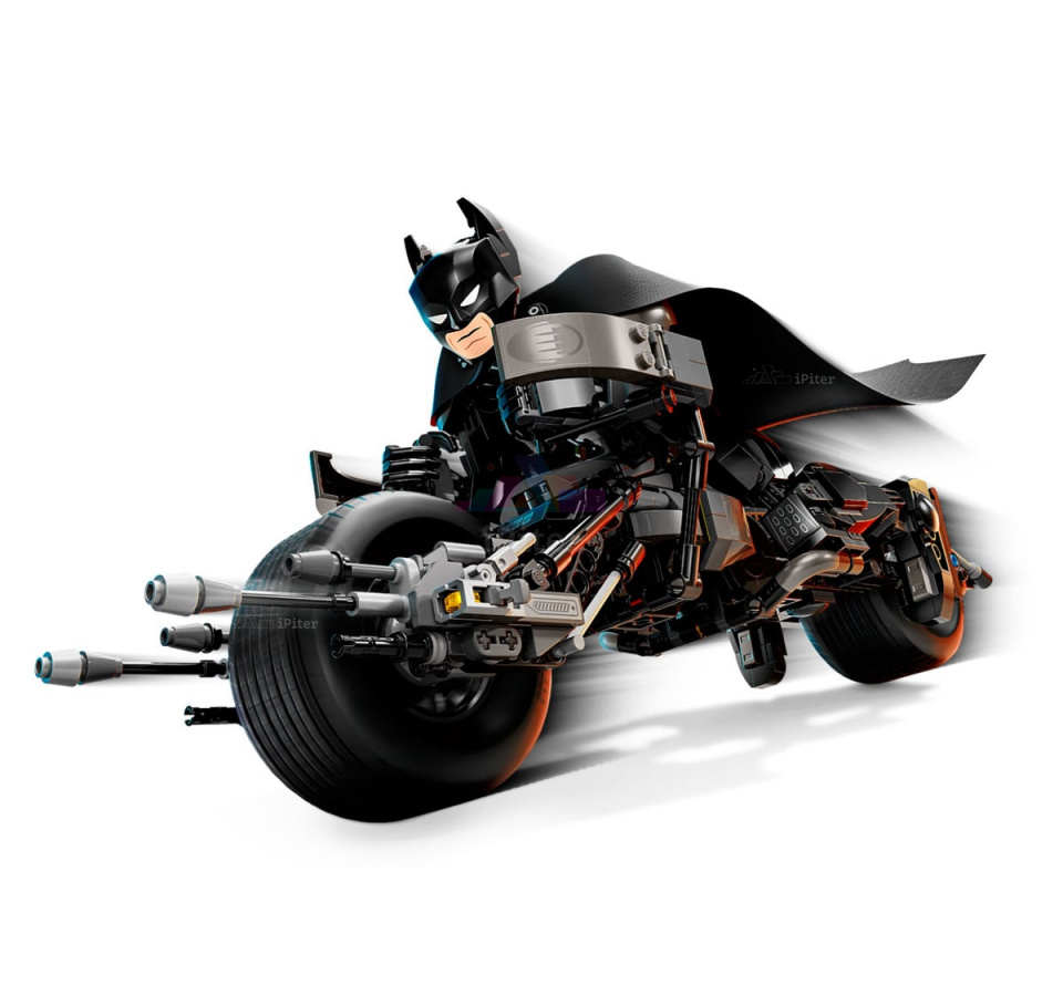 Фото Купить LEGO Super Heroes 76273 Фигура Бэтмена и Бэтцикл по низкой цене в Санкт-Петербурге