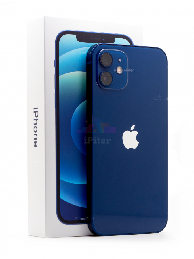 Фото Купить Apple iPhone 12 256Gb<br> Blue (Синий) по низкой цене в Санкт-Петербурге