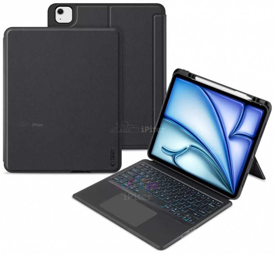 Фото Купить Чехол Tech-Protect SCmag Pen для iPad Air 6/7/8 13'' (Чёрный) по низкой цене в Санкт-Петербурге