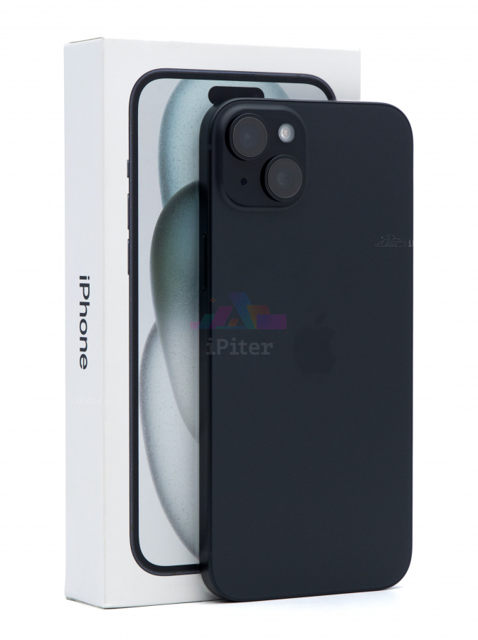 Фото Купить Уценка Apple iPhone 15 Plus 128Gb Black (Чёрный) Nano-sim + eSim по низкой цене в Санкт-Петербурге
