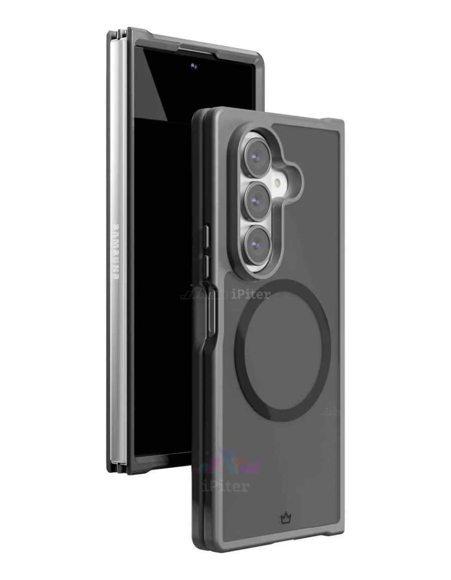 Фото Купить Чехол VLP Moon Case для Samsung Galaxy Z Fold 7 (Прозрачный) по низкой цене в Санкт-Петербурге