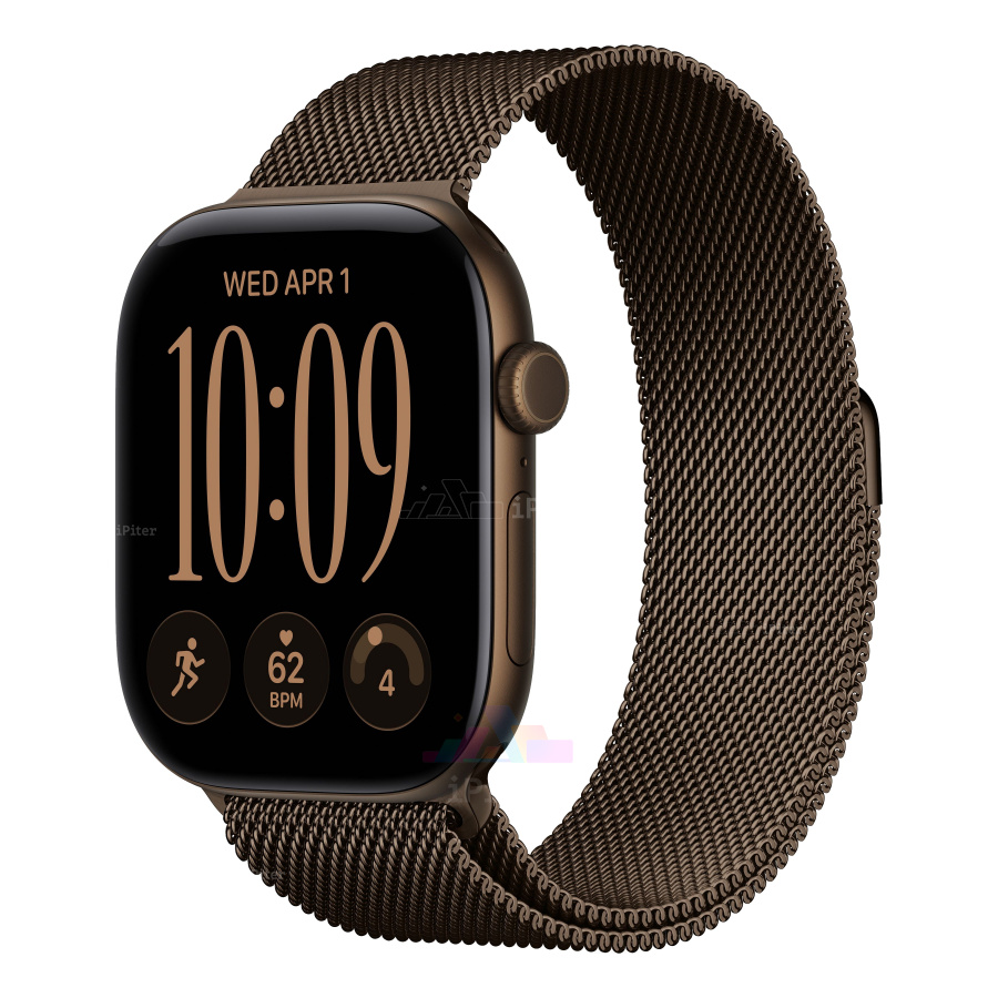 Фото Купить Apple Watch Series 12 <br>46 мм Корпус из алюминия «Dark Bronze» Миланская петля M/L «Dark Bronze» по низкой цене в Санкт-Петербурге