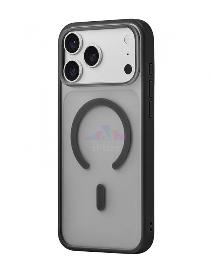 Фото Купить Чехол uBear Cloud case with MagSafe для iPhone 18 Pro (Чёрный) по низкой цене в Санкт-Петербурге