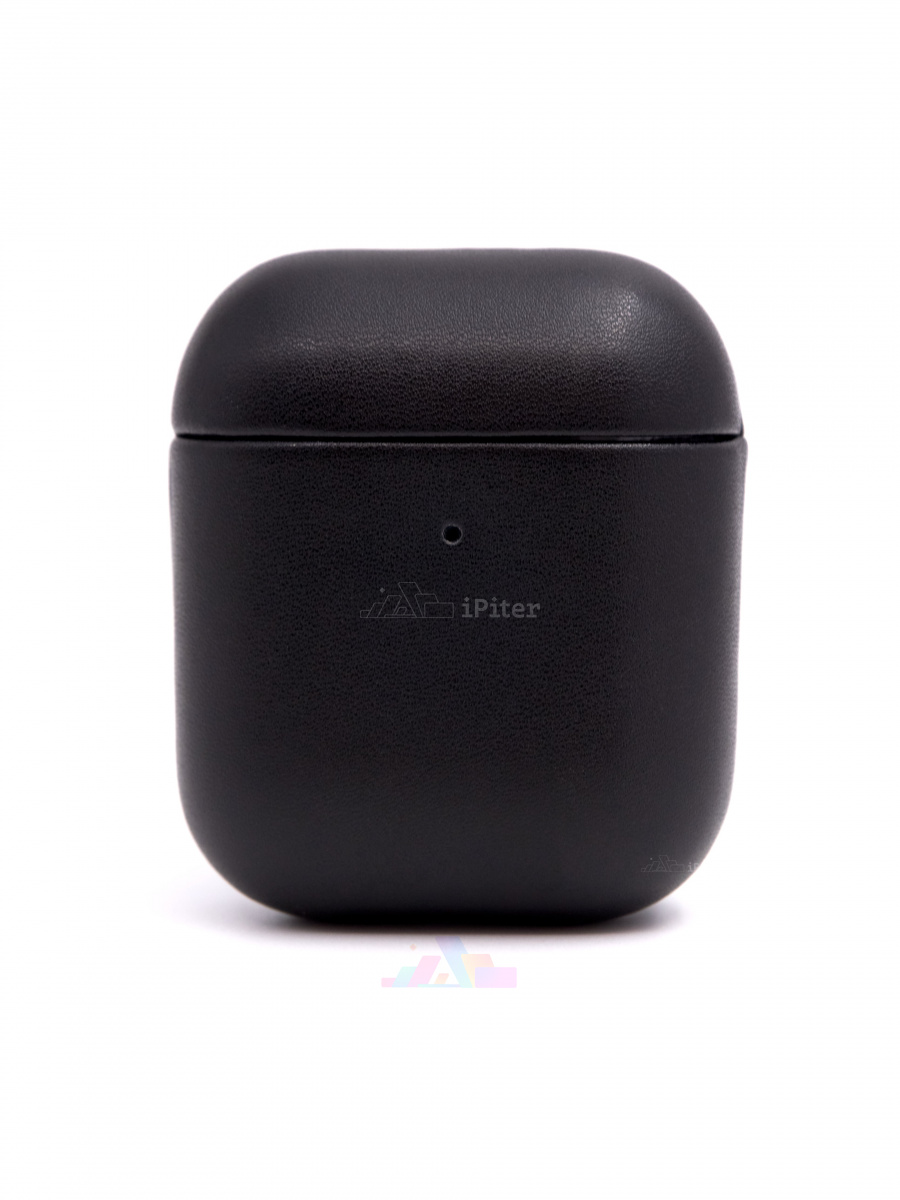 Фото Чехол K-DOO LuxCraft для AirPods 1/2 (Чёрный), Чёрный