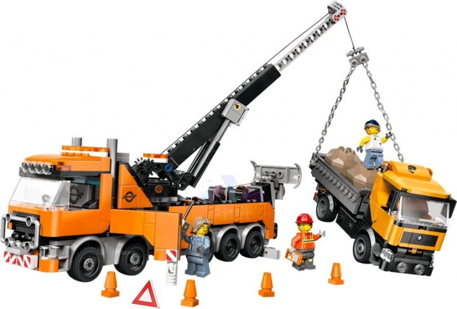 Фото Купить LEGO City 60467 Тяжелый эвакуатор с краном по низкой цене в Санкт-Петербурге