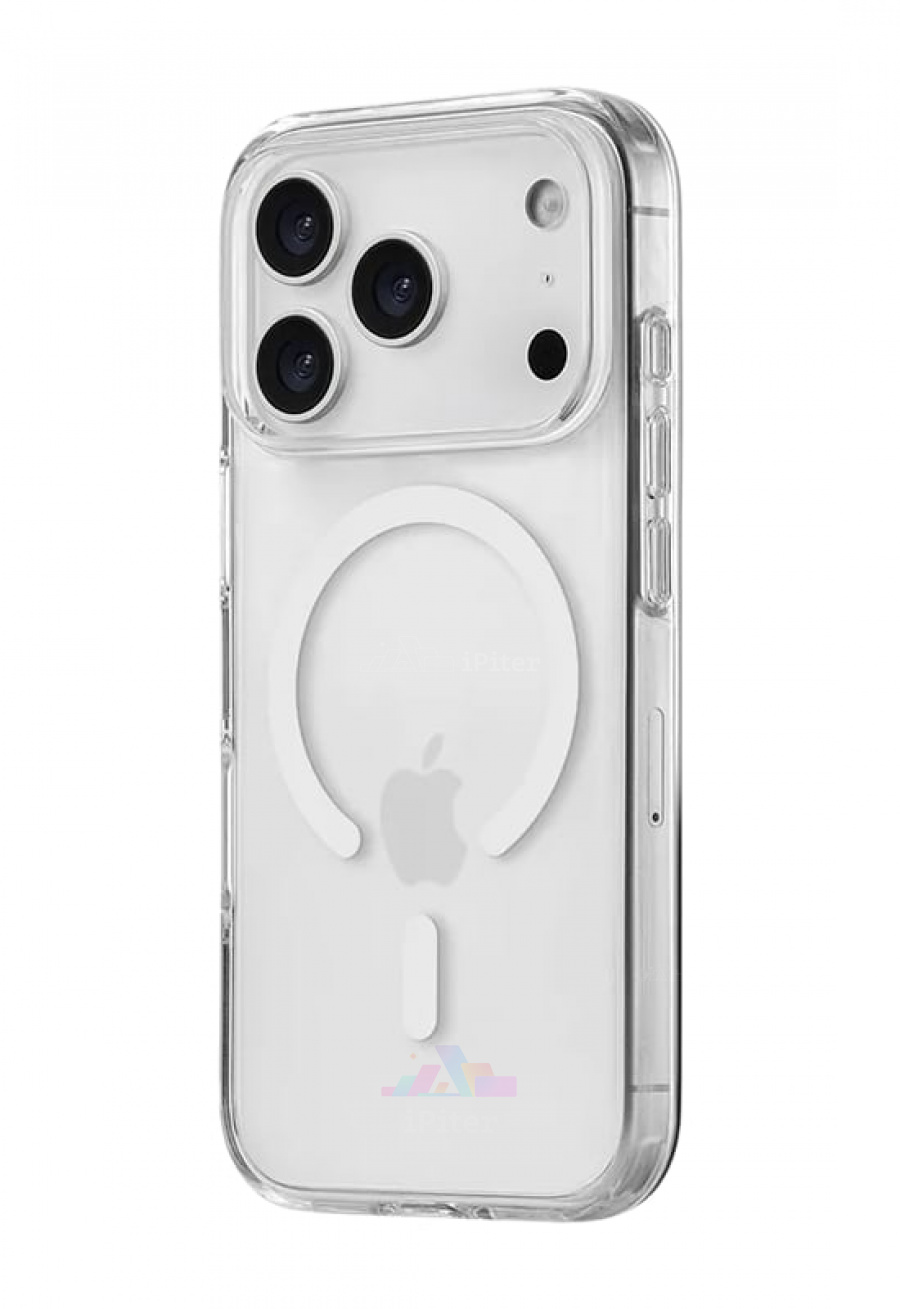 Фото Купить Чехол uBear Vision case with MagSafe для iPhone 17 Pro (Прозрачный) по низкой цене в Санкт-Петербурге