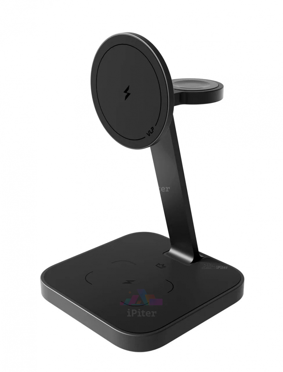 Фото Купить Беспроводная зарядка VLP Unity Power 3-in-1 for Samsung (Graphite) по низкой цене в Санкт-Петербурге