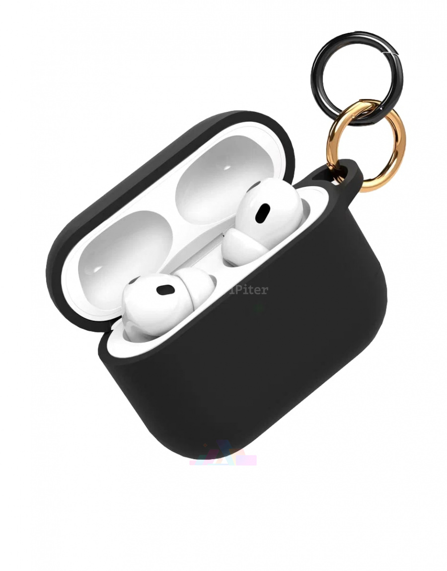 Фото Купить Чехол VLP Charm case для AirPods Pro 3 (Чёрный) по низкой цене в Санкт-Петербурге