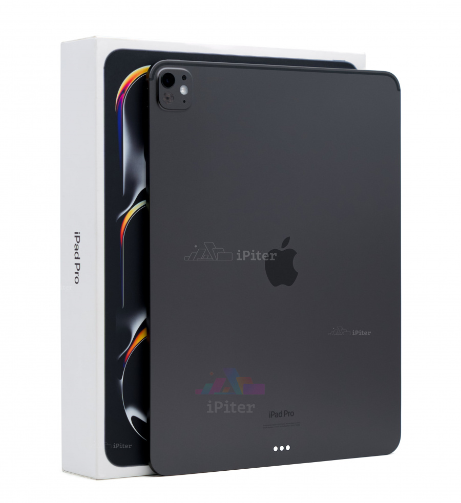 Фото Купить iPad Pro (2024) 13 дюймов Wi-Fi 1Tb Space Black (Космический черный) Standard glass по низкой цене в Санкт-Петербурге