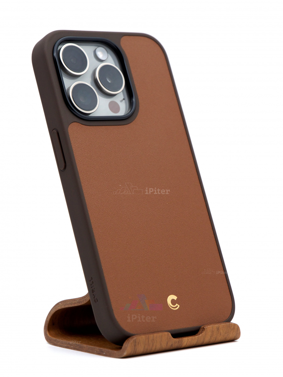 Фото Купить Чехол Spigen Cyrill для iPhone 15 Pro Коричневый по низкой цене в Санкт-Петербурге