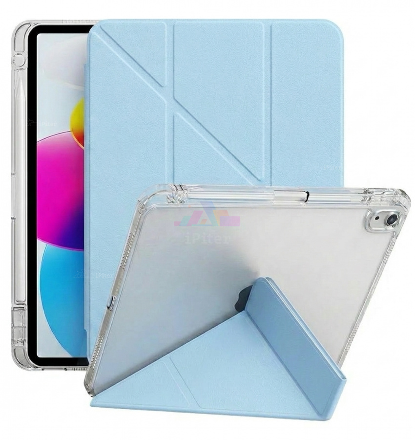 Фото Купить Чехол Selonica Triangle Folio для iPad 10/11 (Голубой) по низкой цене в Санкт-Петербурге