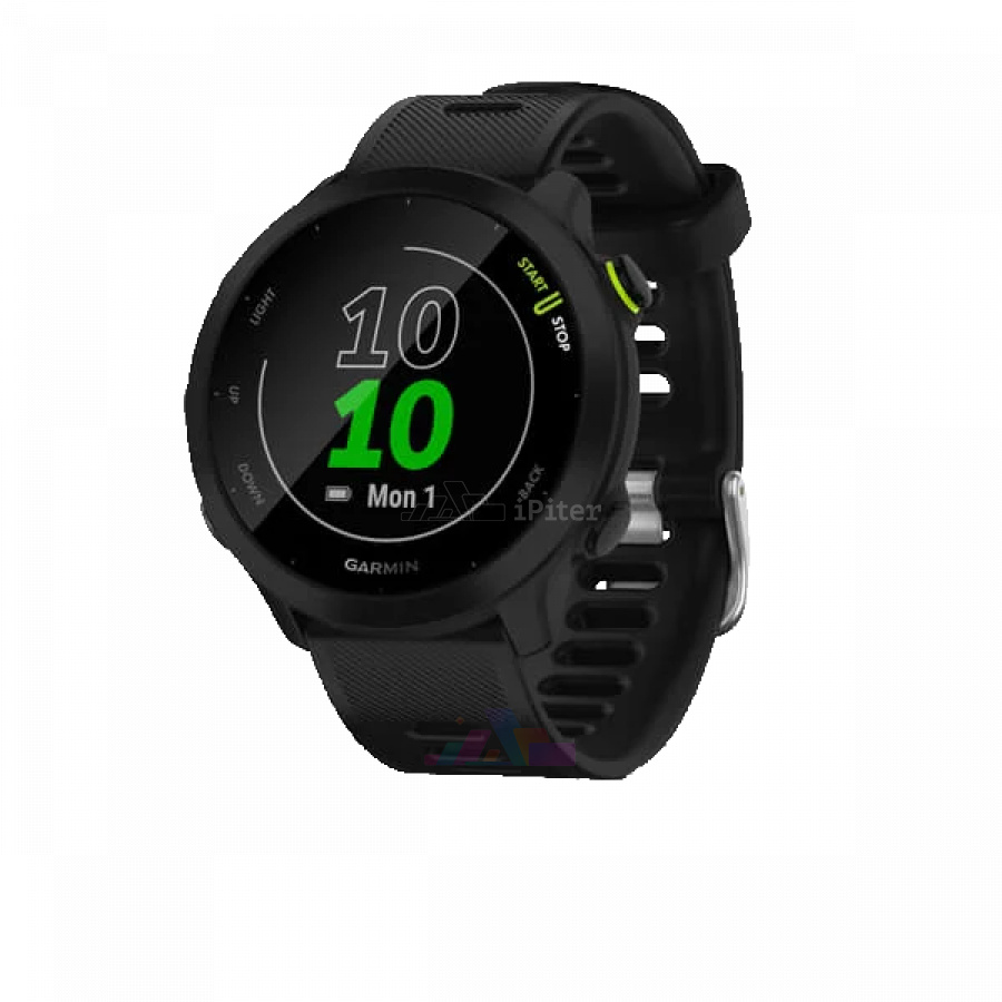 Фото Купить Умные часы Garmin Forerunner 55 Чёрный (010-02562-10) по низкой цене в Санкт-Петербурге