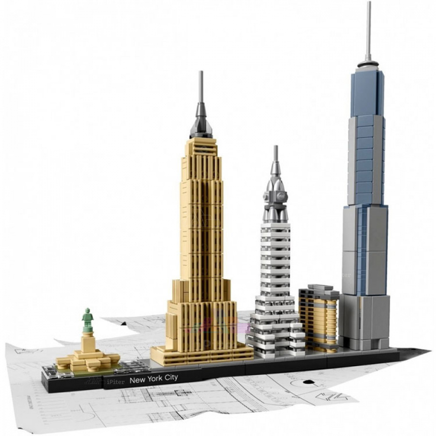 Фото Купить Конструктор LEGO Architecture 21028 Нью-Йорк по низкой цене в Санкт-Петербурге