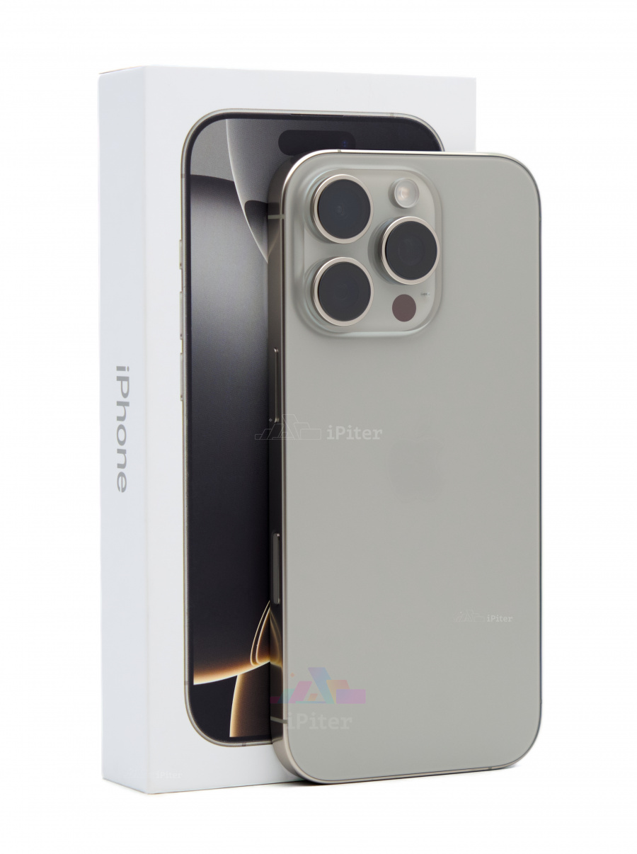 Фото Купить Apple iPhone 16 Pro 512Gb <br> Natural Titanium (Природный титан) Nano-sim + eSim по низкой цене в Санкт-Петербурге