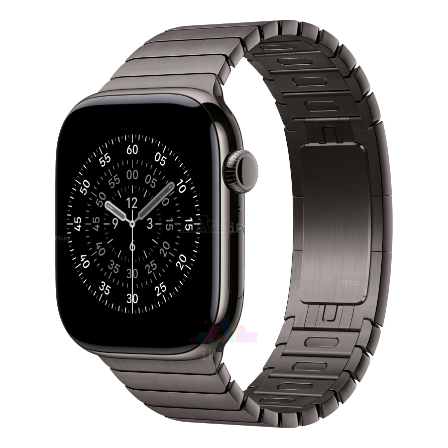 Фото Купить Apple Watch Series 11 <br>46 мм Titanium «Slate» with Link Bracelet «Slate» с функцией GPS + Cellular по низкой цене в Санкт-Петербурге