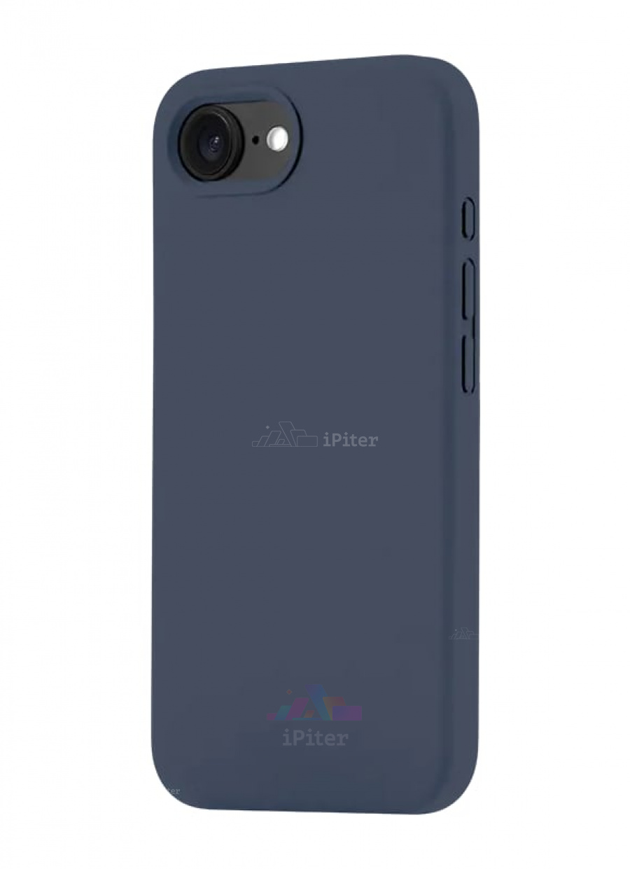 Фото Купить Чехол uBear Touch Mag case для iPhone 16e/17e (Тёмно-синий) по низкой цене в Санкт-Петербурге