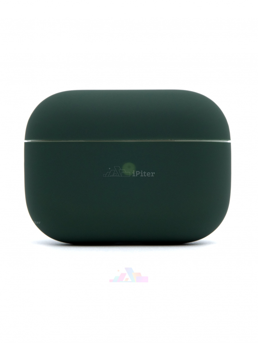 Фото Чехол VLP Silicone Case Ultraslim для AirPods Pro (Тёмно-зелёный), Тёмно-зелёный