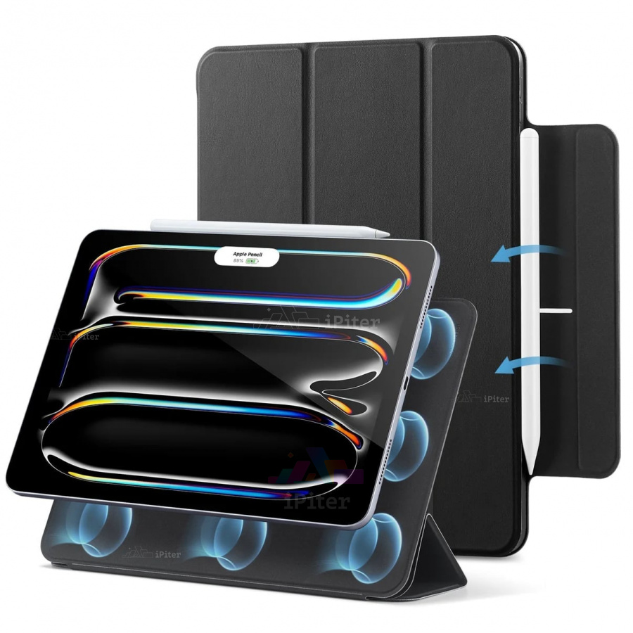 Фото Купить Чехол ESR Rebound Magnetic для iPad Pro (M4/M5) 11'' (Чёрный) по низкой цене в Санкт-Петербурге