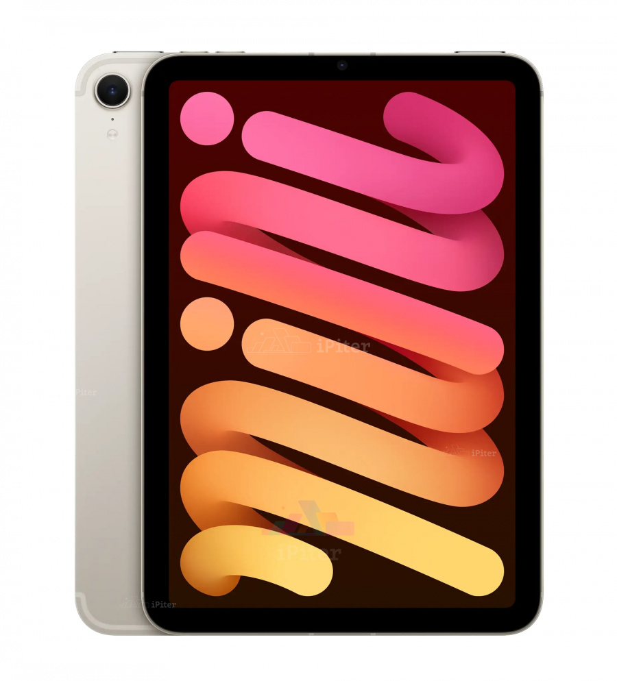 Фото Купить Apple iPad Mini 2024 Wi-Fi + Cellular 128gb Starlight (Сияющая звезда) по низкой цене в Санкт-Петербурге