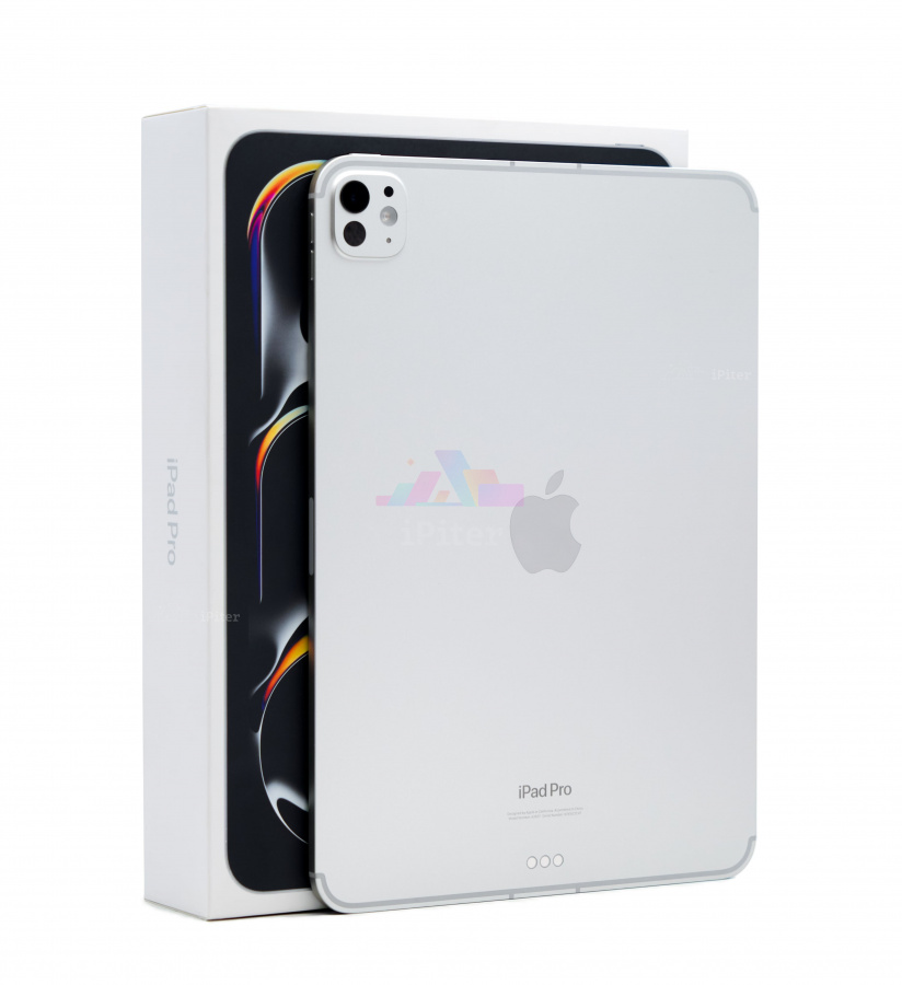 Фото Купить iPad Pro (2024) 11 дюймов Wi-Fi + Cellular 2Tb Silver (Серебристый) Standard glass по низкой цене в Санкт-Петербурге