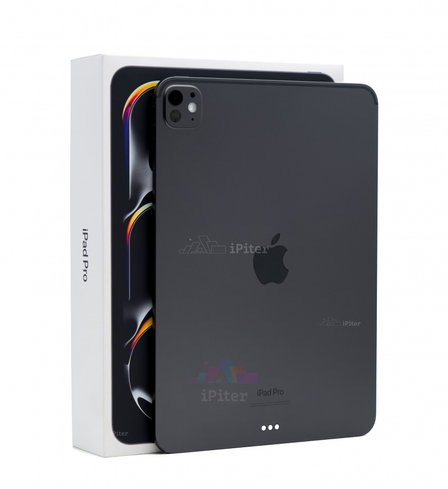 Фото Купить iPad Pro (2024) 11 дюймов Wi-Fi 1tb Space Black (Космический черный) Standard glass по низкой цене в Санкт-Петербурге