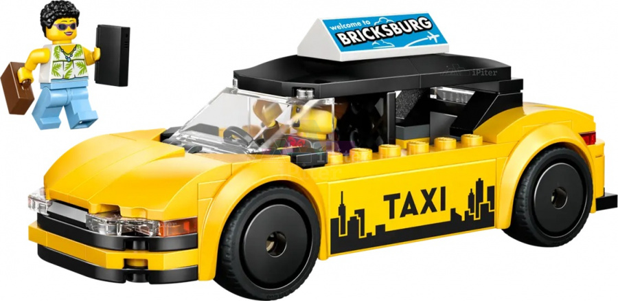 Фото Купить LEGO City 60487 Желтое Такси по низкой цене в Санкт-Петербурге