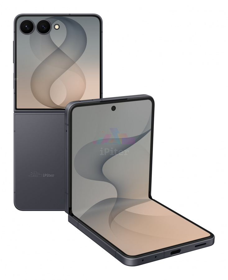 Фото Купить Смартфон Samsung Galaxy Z Flip 8 12Gb/256Gb (Graphite) SM-F776 (Nano-sim + eSim) по низкой цене в Санкт-Петербурге
