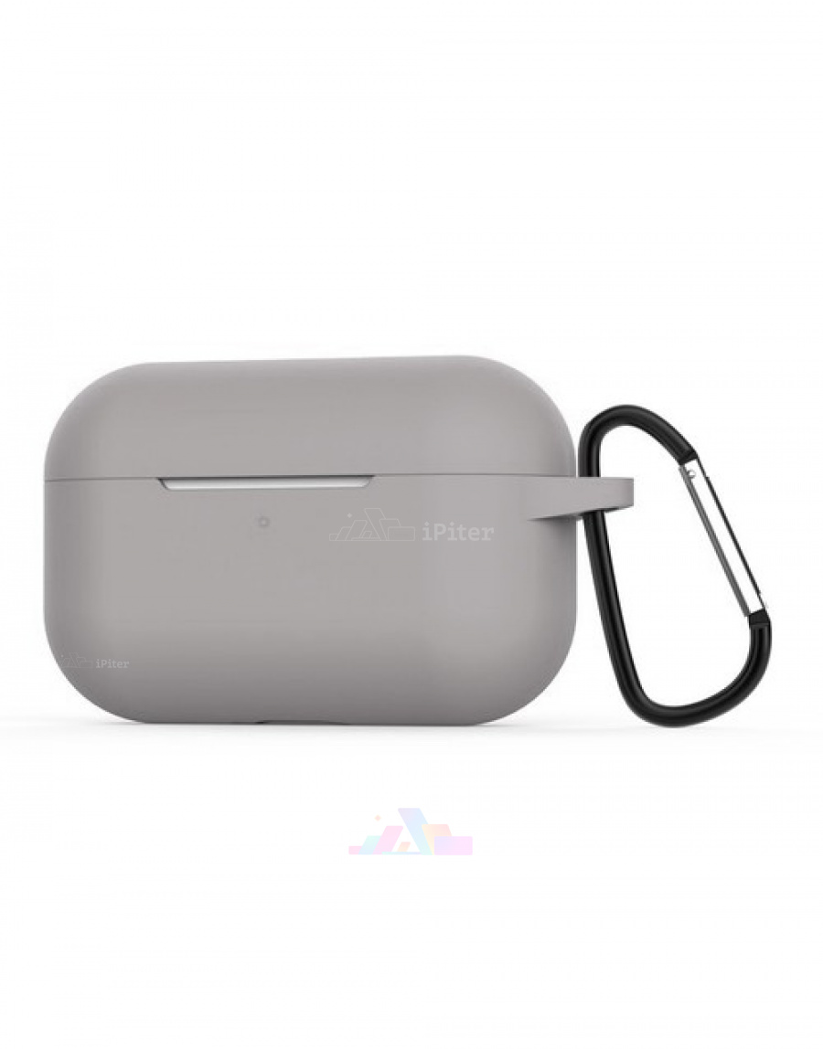 Фото Чехол Devia silicone case для Apple AirPods Pro (Серый), Серый